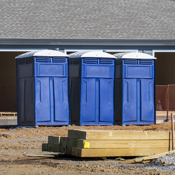 what is the cost difference between standard and deluxe porta potty rentals in Asherton